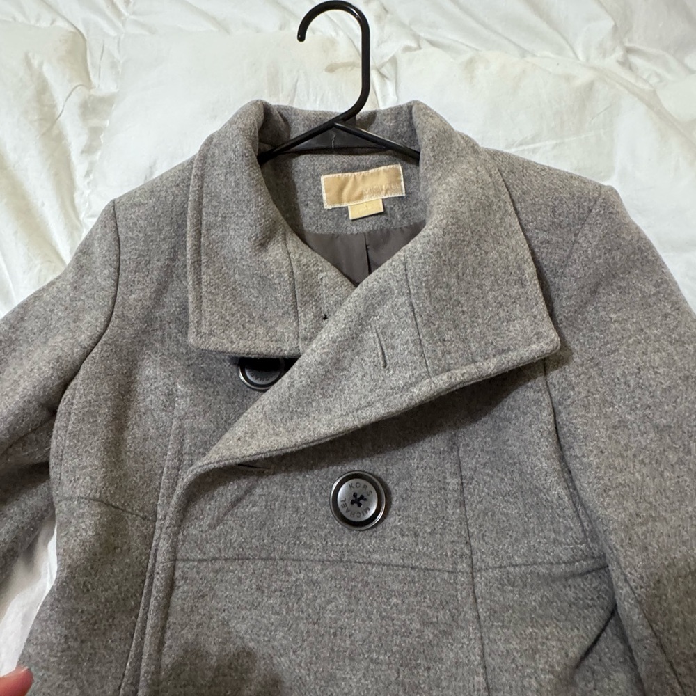 Michael Kors Gray Pea Coat